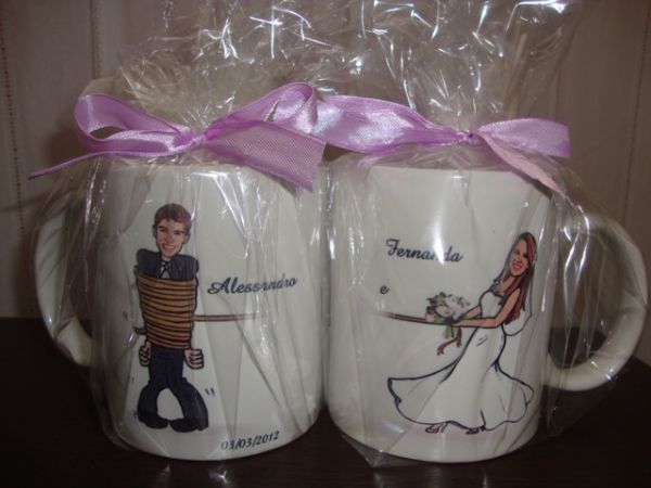 Caneca personalizada de casamento