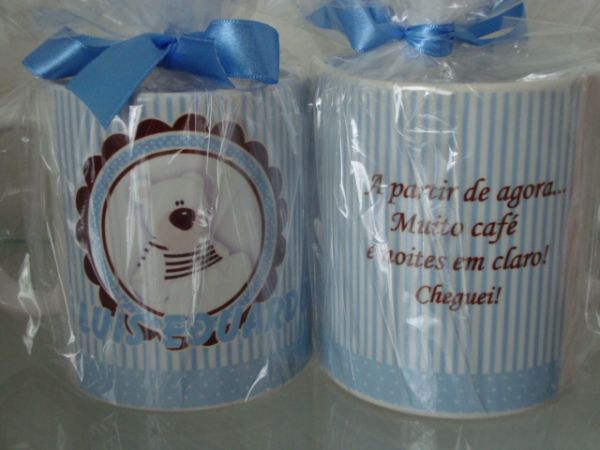 Caneca personalizada de nascimento