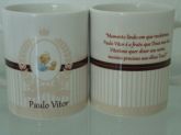 Caneca personalizada de batizado