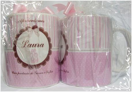 Caneca personalizada de nascimento