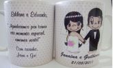 Caneca personalizada de casamento