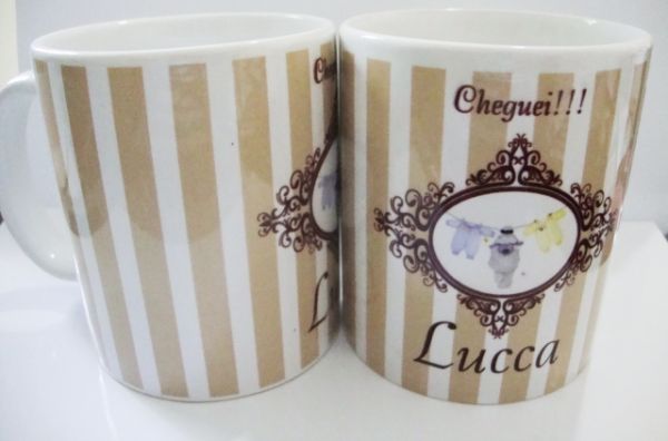 Caneca personalizada de nascimento