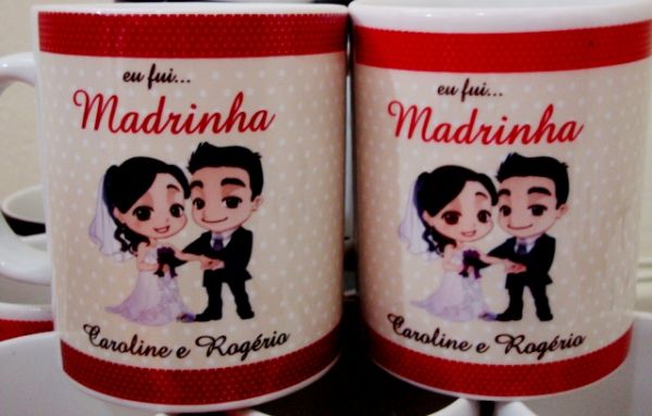 Caneca personalizada de casamento