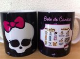 Bolo na Caneca de Aniversario Monster High