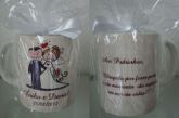 Caneca personalizada de casamento