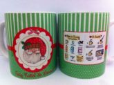 Bolo na Caneca de Natal