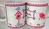 Caneca personalizada de nascimento