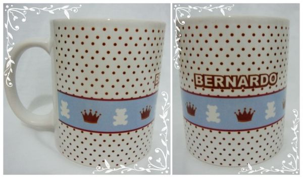 Caneca personalizada de nascimento