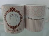 Caneca personalizada de casamento