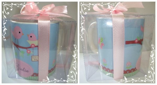 Caneca personalizada de nascimento