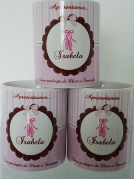 Caneca personalizada de nascimento