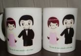 Caneca personalizada de casamento