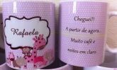 Caneca personalizada de nascimento