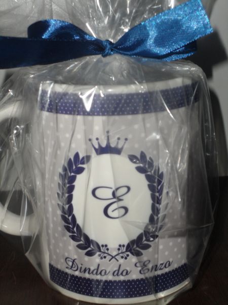 Caneca personalizada de batizado