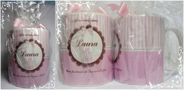 Caneca personalizada de nascimento