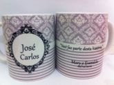 Caneca personalizada de casamento