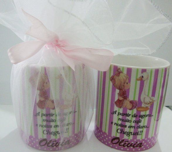 Caneca personalizada de nascimento