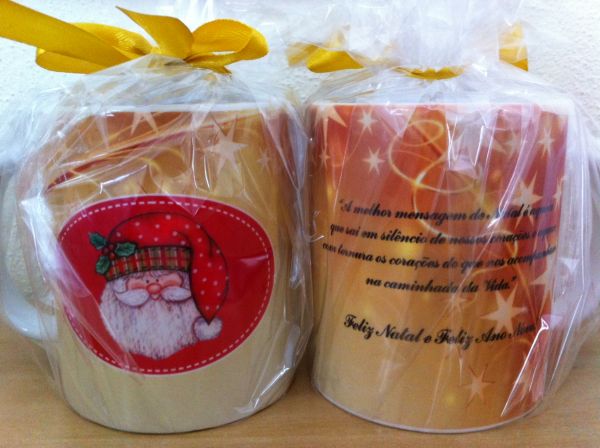 Caneca personalizada de natal