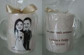 Caneca personalizada de casamento