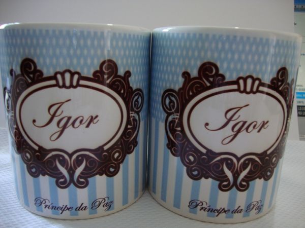 Caneca personalizada de nascimento