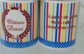 Caneca personalizada de nascimento