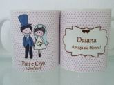 Caneca personalizada de casamento