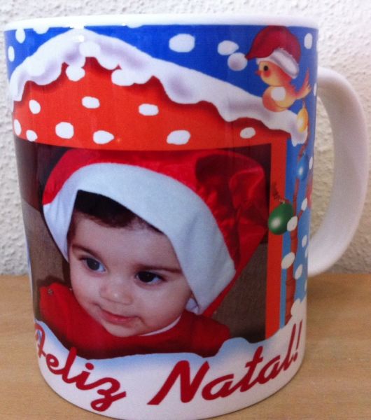 Caneca personalizada de natal