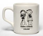 Caneca personalizada de casamento