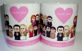 Caneca personalizada de casamento