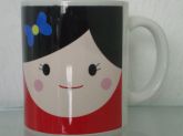 Caneca personalizada de aniversario Branca de neve estilo