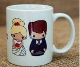 Caneca personalizada de casamento