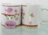 Caneca personalizada de nascimento