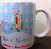 Caneca personalizada de natal